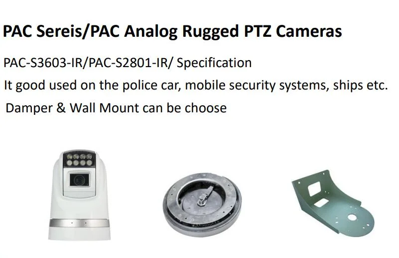 IP67 Surveillance CCTV Camera Mobile Security Vehicle IR PTZ Camera Outdoor Weatherproof