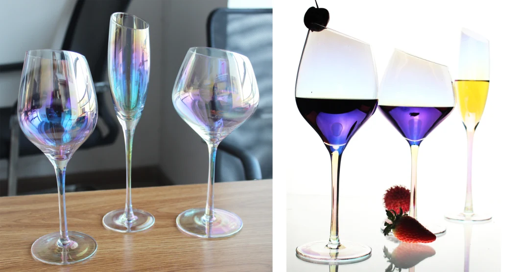 Reusable Champagne Flute Glass Wine Goblet