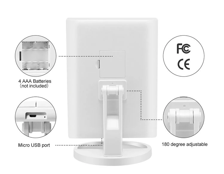 Beauty Salon Mirrors Portable LED Makeup Mirror