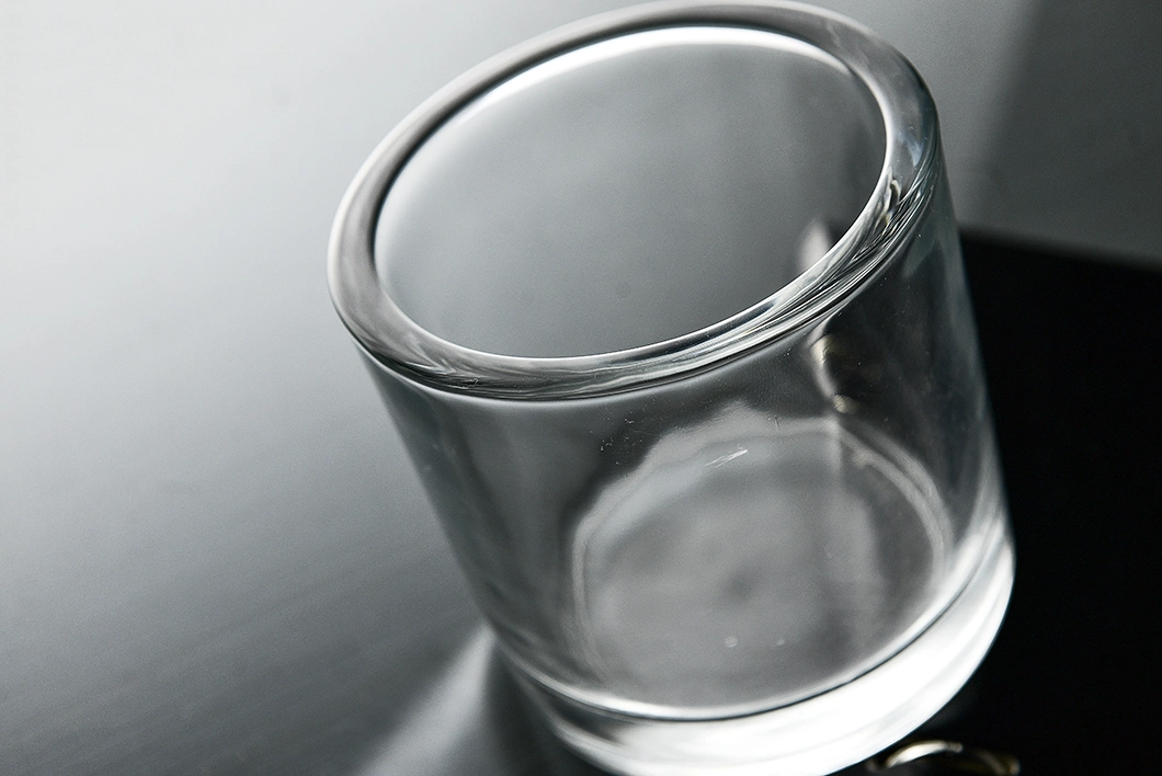 Glassware Glass Cup Bottle Thick Wall Glass Candlestick Glass Candle Jar Glass Cup Glassware Candle Holder (J99100)