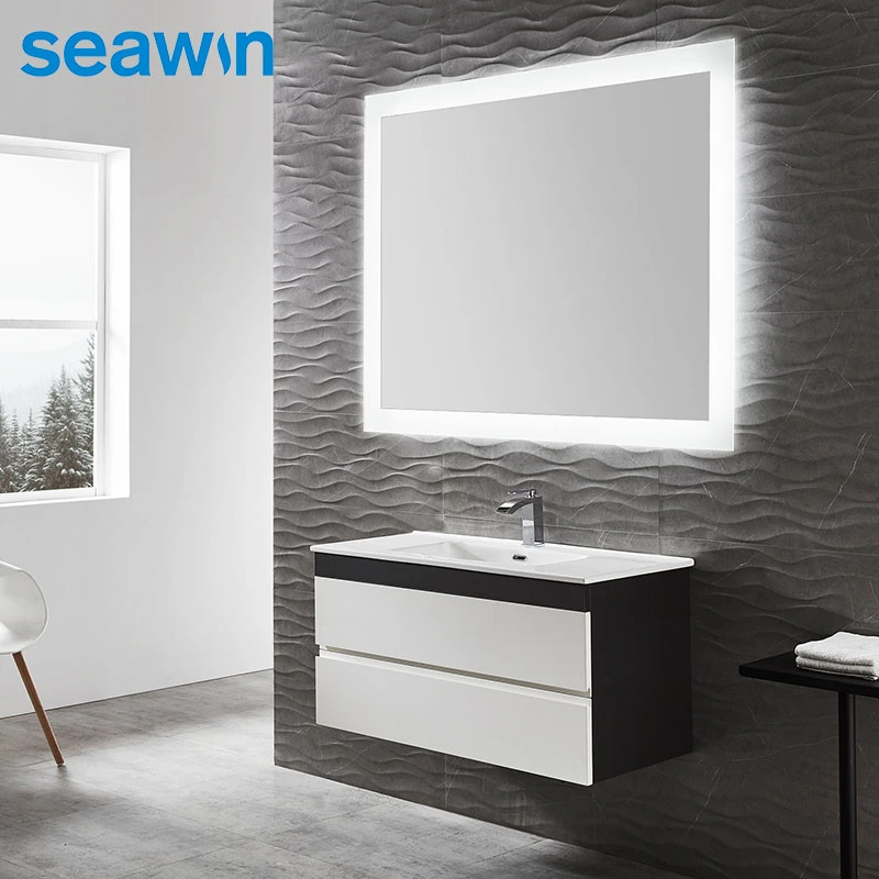 Aluminium Copper Hotel Home LED Backlit Bathroom Vanity Mirror LED Makeup Cosmetic Mirror