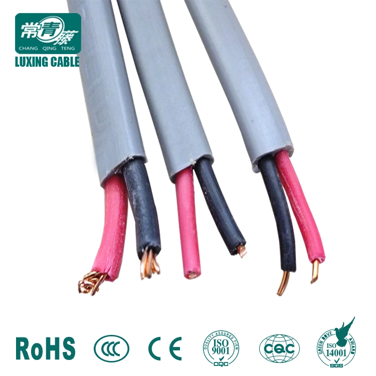 Flat Electrical Wire Power Cable 4 Core Flat Electrical Wire