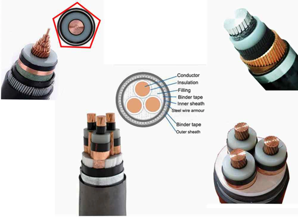 Copper/Steel Armoured XLPE Insulated High Temperature Resistant Cable