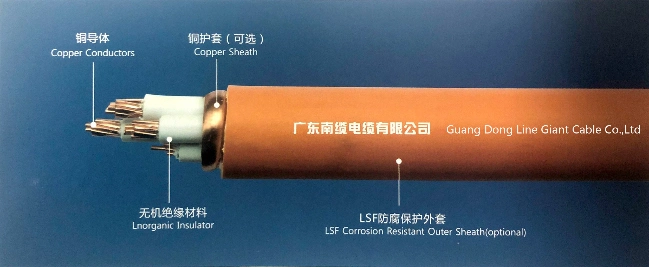 Electrical Cable Control Heavy Copper Core Flexible Mineral Insulated Fire Resistant Electric Wire Cable