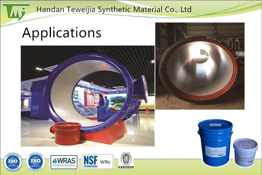 High Solid Epoxy Modified Acrylic Coating Excellent Weather Resistance Corrosion Resistance Exterior Pipe Coatings H-453