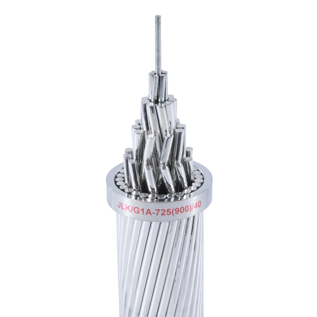 Aluminum Clad Steel Wire/ Hard-Drawn 20.3% Conductivity AWG8 as Single Wire Overhead Conductor