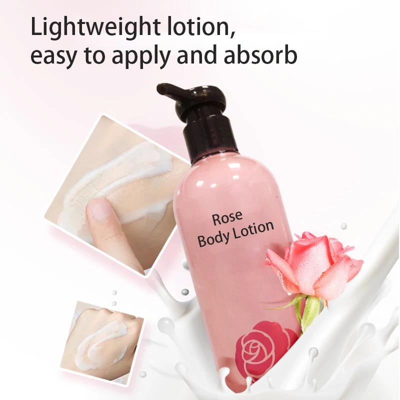 Customize Whitening Smoothing Body Cream Natural Rose Extract Organic Body Lotion