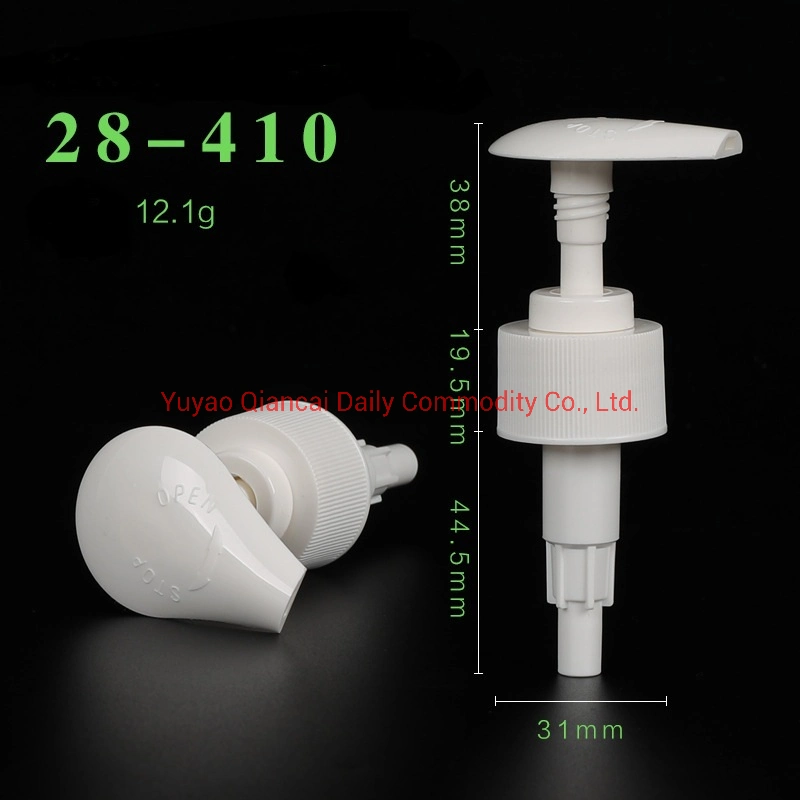 Screw Lotion Dispenser Pump 24mm 28mm Plastic Left-Right Lotion Pump for Shampoo Bottle Hand Wash