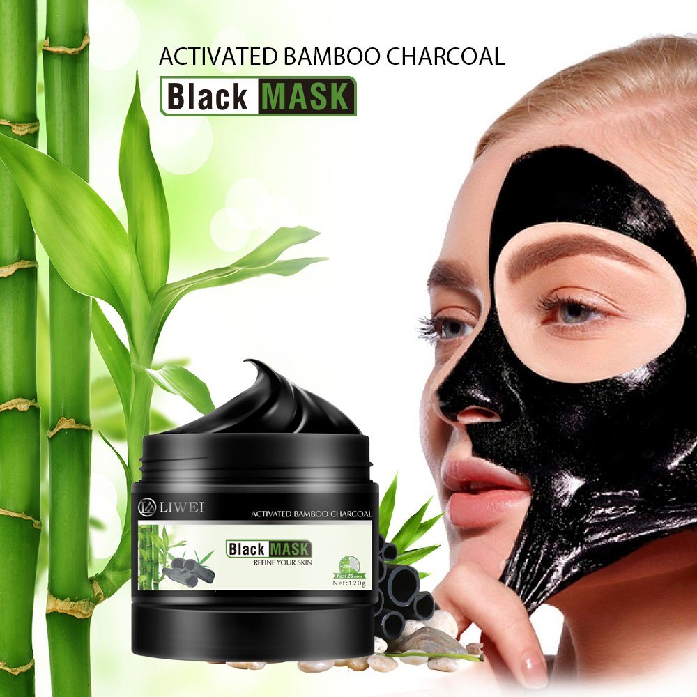 Wholesale Moisturizing Skin Whitening Face Peel off Bamboo Charcoal Black Facial Mask