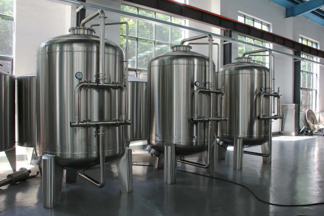 3t / H Pure Water Treatment Equipment with 100 Barrels / Hour 5 Gallons Filling Production Line