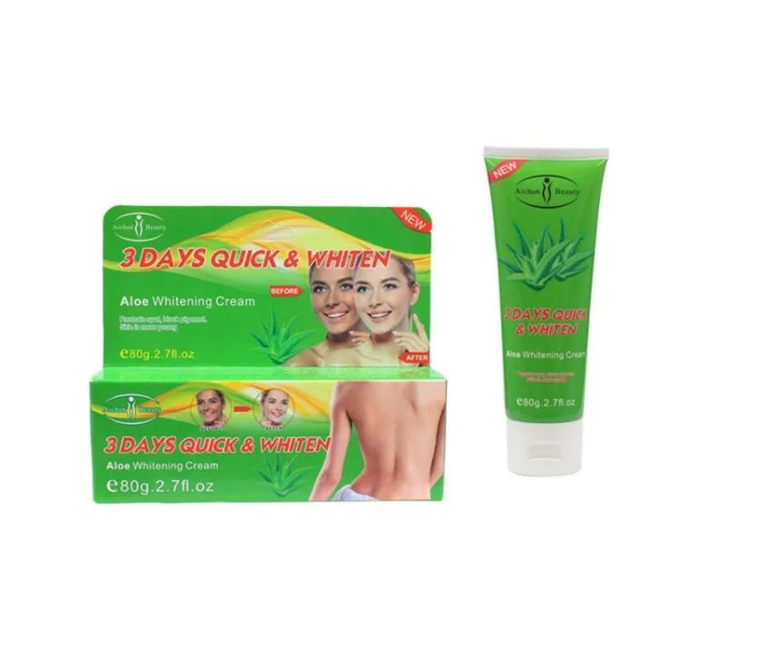 Aichun 3 Days Quick & Whitening Cream Aloe /Carrot Body and Facial Whitening Cream