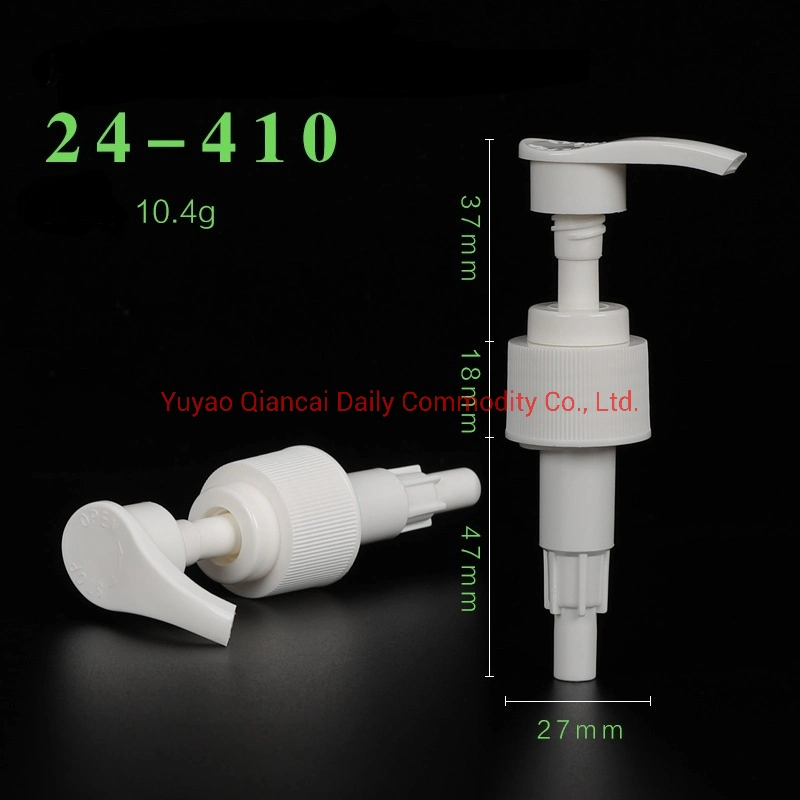 Screw Lotion Dispenser Pump 24mm 28mm Plastic Left-Right Lotion Pump for Shampoo Bottle Hand Wash