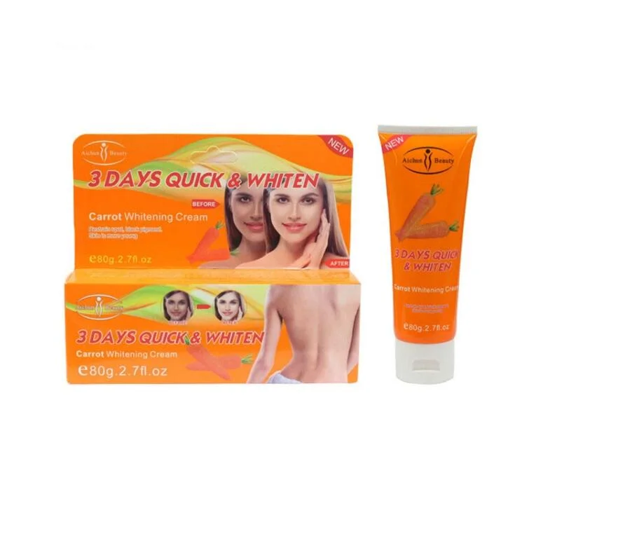 Aichun 3 Days Quick & Whitening Cream Aloe /Carrot Body and Facial Whitening Cream