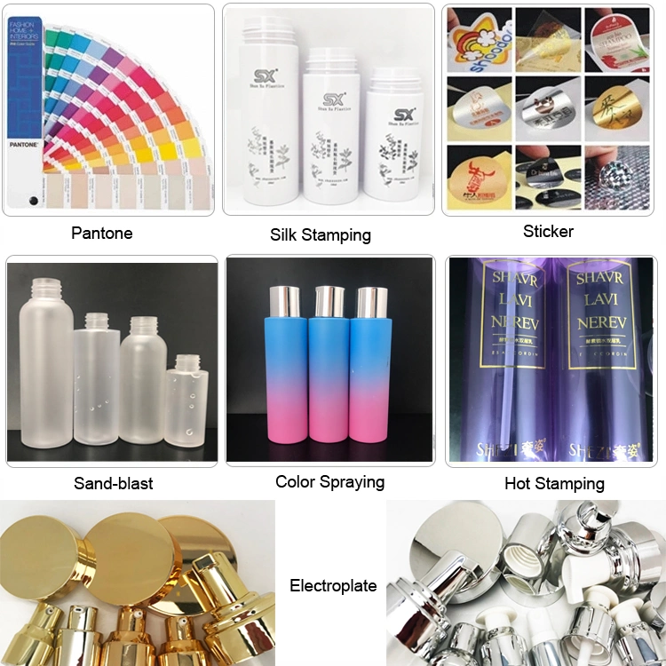 300ml Pet Plastic Unique Hand Finger Nail Art Designs Pump Nail Pump /Cleansing Oil Bottle