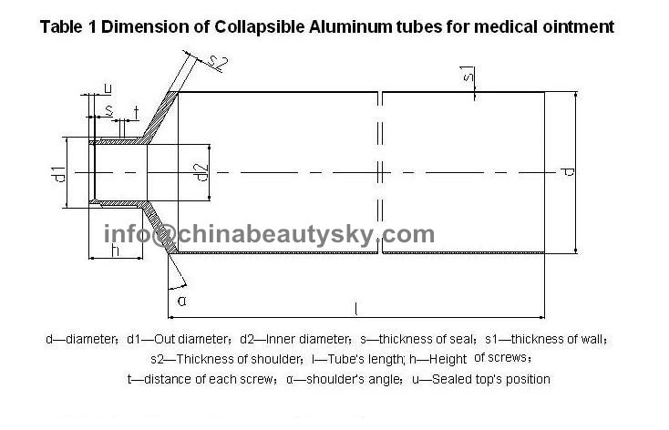 Skin Care Packaging Airless Aluminum Collapsible Tubes for Hand Cream Face Cream Foot Cream Body Care Skin Cream with Screw Caps, Open Nozzle