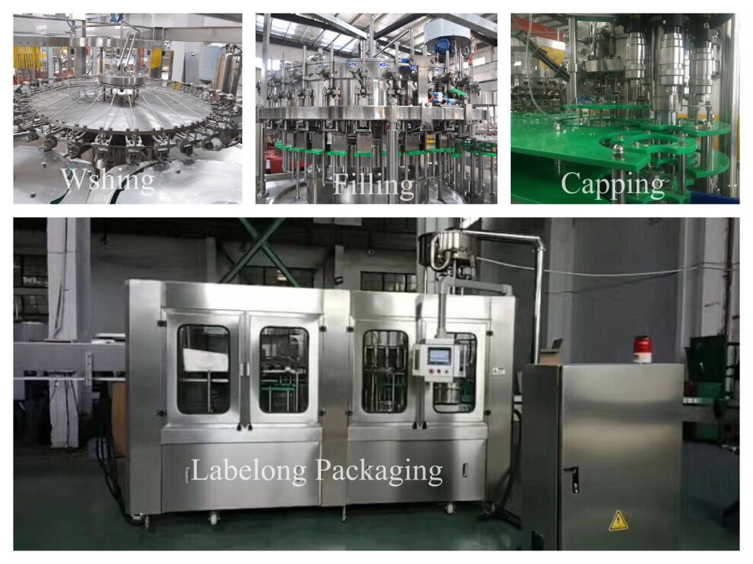 3000bph Automatic Sparkling Water/Natural Water/Soda Water Washing Filling Capping Bottling Machine