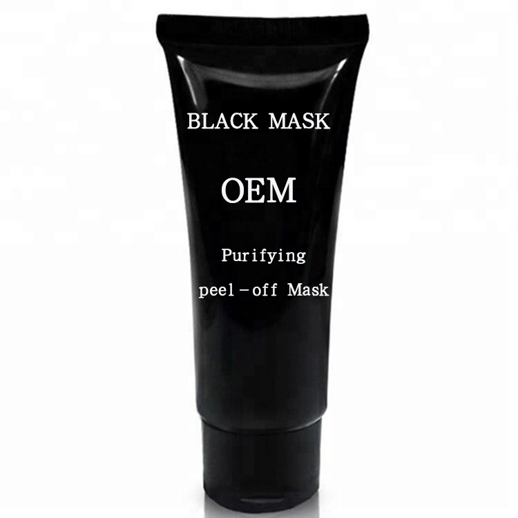 Private label Deep Cleansing Black Mask Acne Mud Blackhead Remover Mask