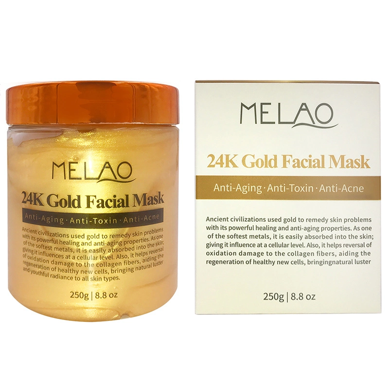 The Best 24 K Gold Facial Mask 8.8 Oz - Gold Mask for Anti Wrinkle Anti Aging Facial Treatment, Pore Minimizer, Acne Scar Treatment & Blackhead Remover