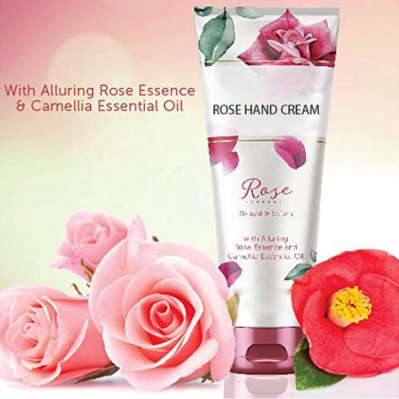 Natural Rose Camellia Essential Extract Cream Lotion Effectively Nourishing Moisturizing Body Lotion Hand Cream