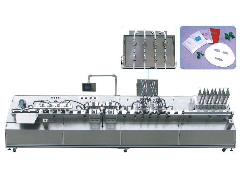 Cosmetic Facial Mask Filler Sealer Machine/Packing Machine for Facial Mask (MFS-04)