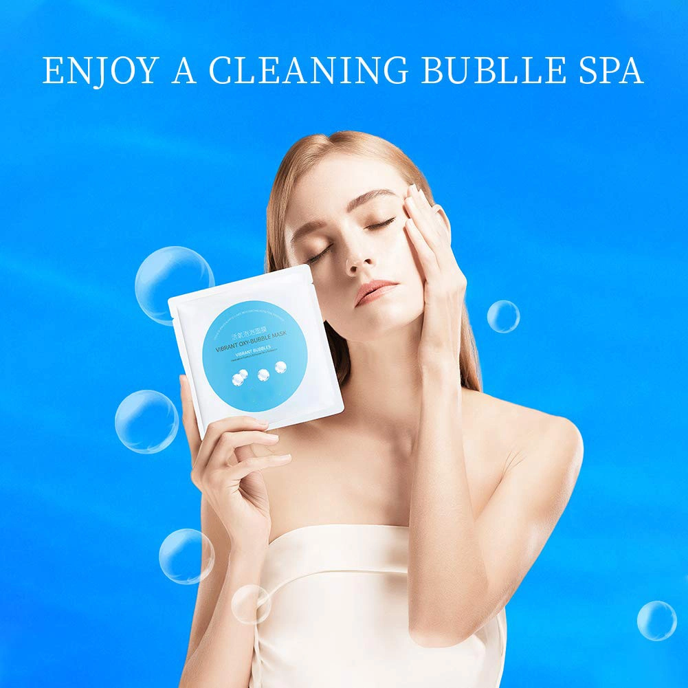 Bubble Mask Charcoal Face Mask Sheet, Deep Purifying& Moisturizing Facial Mask