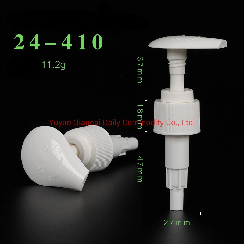 Screw Lotion Dispenser Pump 24mm 28mm Plastic Left-Right Lotion Pump for Shampoo Bottle Hand Wash