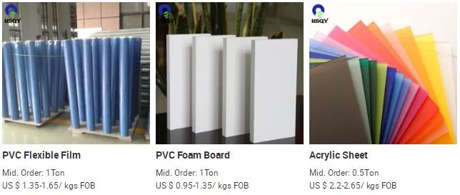 High Strength Calendering PVC Film Clear PVC Sheet in Roll