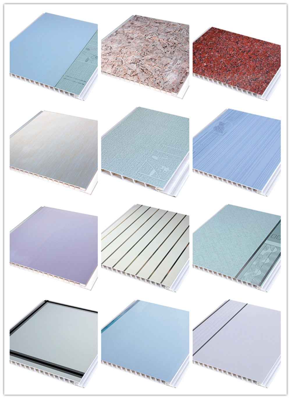 Plastic Hot Stamping Film PVC Ceilings Decorative Wall Cladding PVC Shower Panel