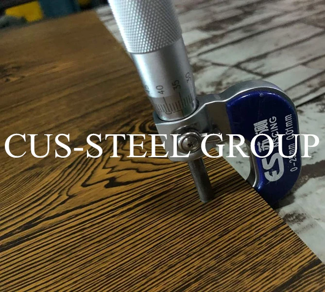 Red Wooden Grain Color Steel Coils/Wooden Pattern PPGI