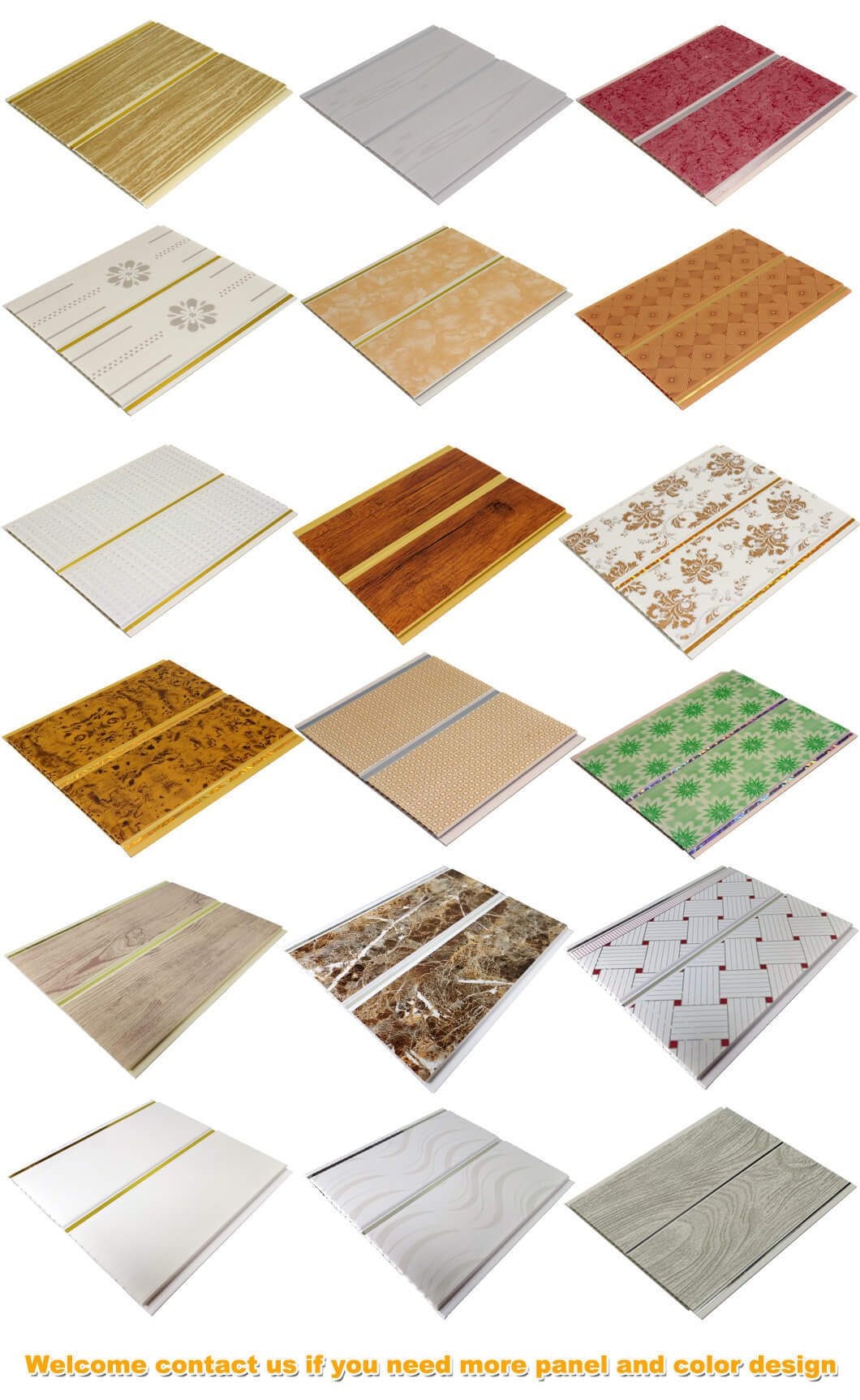 China Mamufacturer Grey Wooden Grain Strips Printing PVC Middle Groove Ceiling Tiles Plastic Board Panel