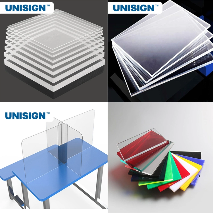 3mm 6mm Thick 8X4 Feet High Glossy Clear Cast Plexiglass Acrylic Plastic Sheet