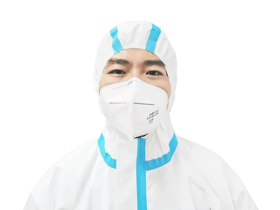 Full Cover Protective Clothing with Cap and Strip