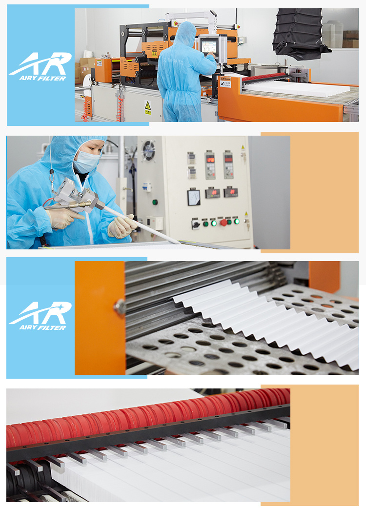 Filter Media with Clapboard Engine Parts Filter Media Construction H13 Filter