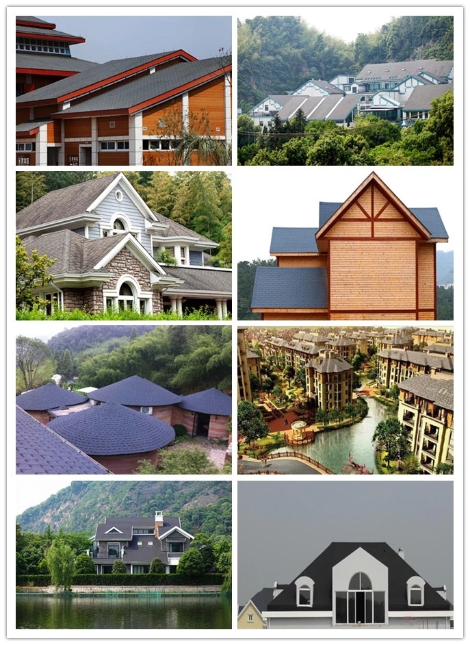 Nigeria Mosaic Hexagonal Type Stone Coated Asphalt Shingles Based on Glassfiber