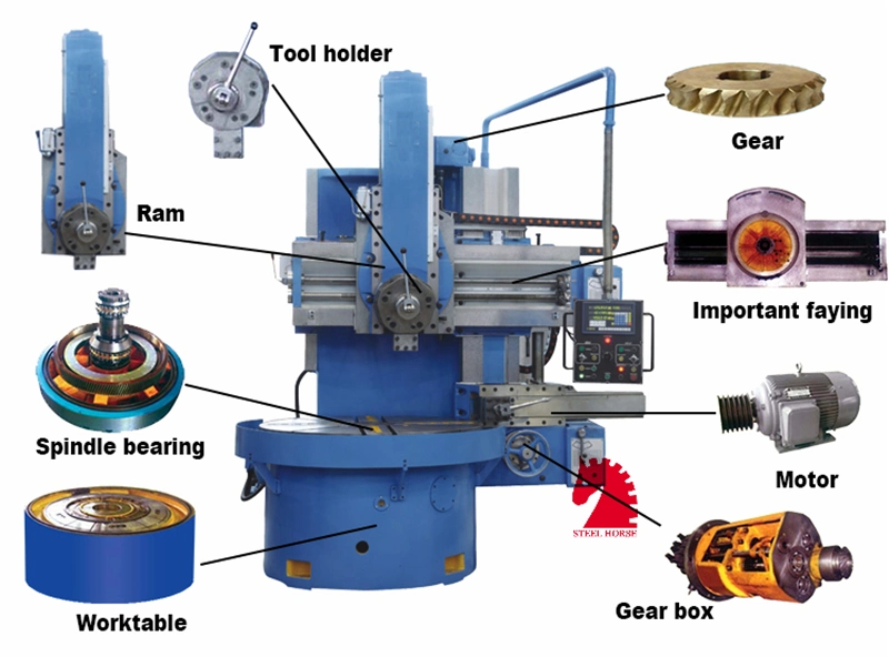 C5116 China Vtl Single Column CNC Vertical Lathe Machine Price