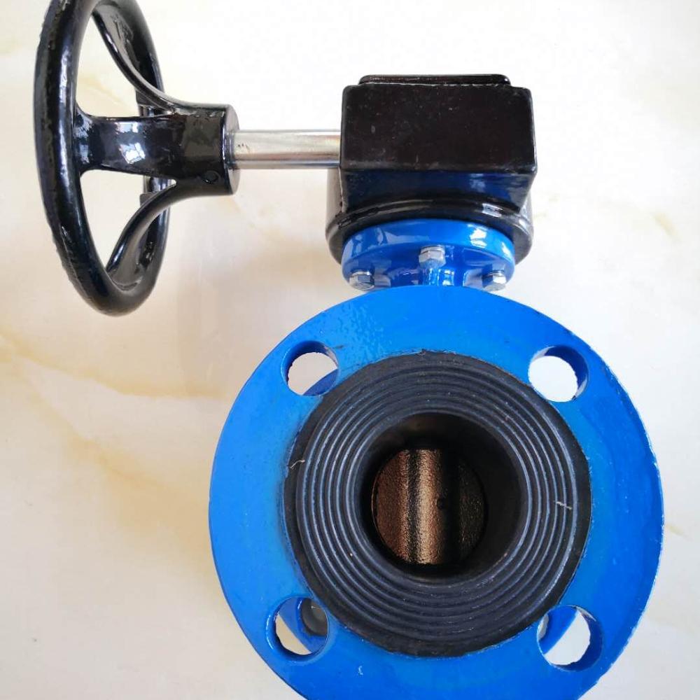 Supply Ductile Iron Gate Valve Double Flange Butterfly Valve Water Industry Valve Low Temperature Soft Seal Gate Valve