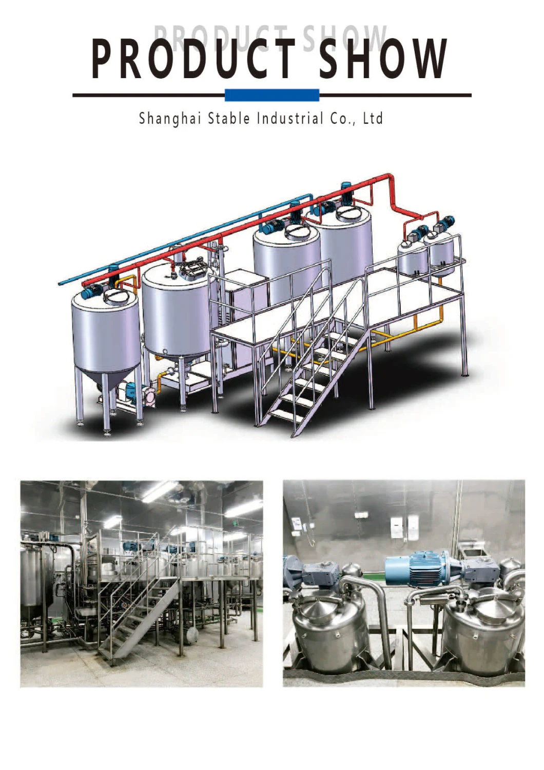 Semi-Auto Salad Dressing Process Line/Mayonnaise Production Line