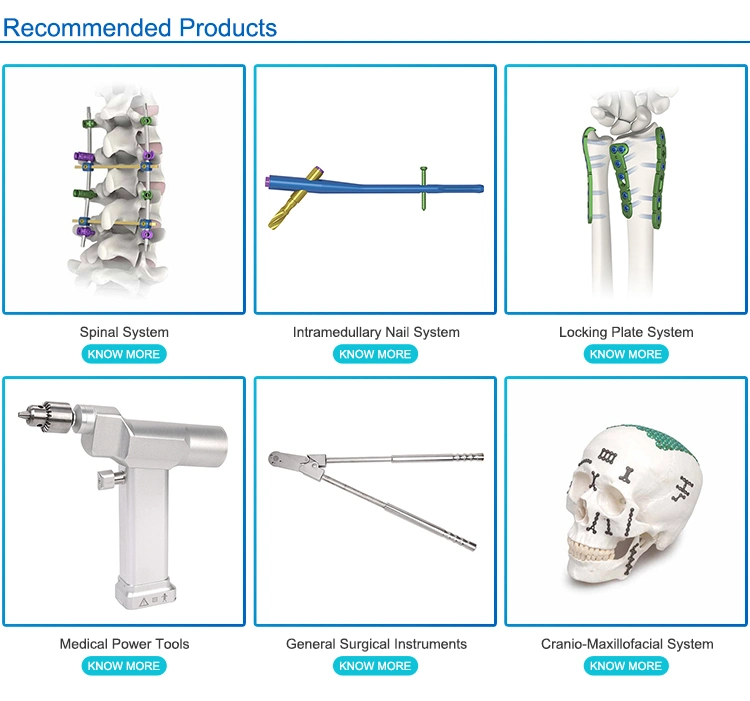 CE&ISO Certificated Orthopedic Surgical Instruments Cannulated Bone Drill Medical Power Tool Electric Drill and Saw