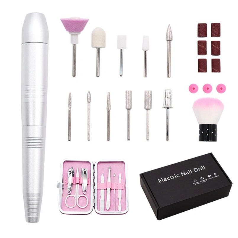 New Promotional Electric Mini Portable Nail Polisher Set Nail File FF7146