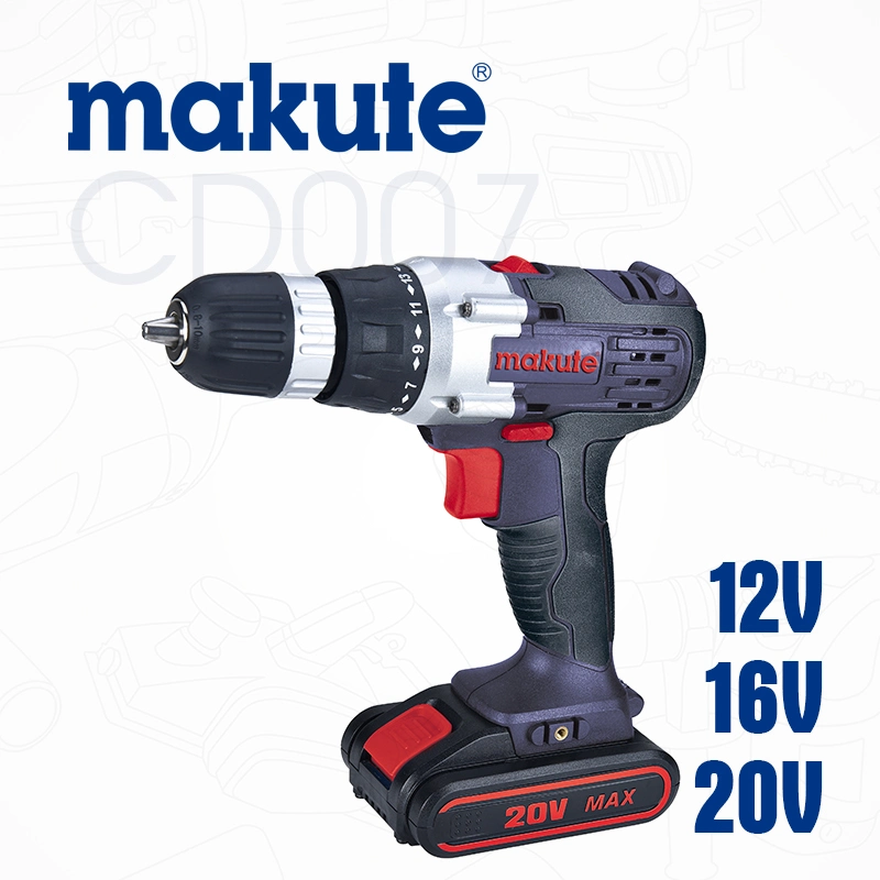 12V/16V/20V Cordless Drill Type 18V Electric Drill with Li-ion Battery