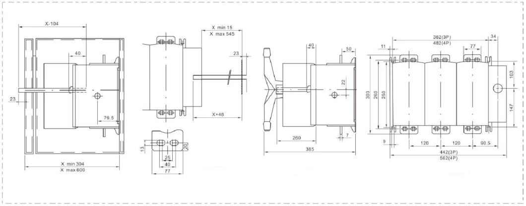 Nh Fuse Disconnector Isolation Power Electric Switch Changeover Switch with Cut off Function