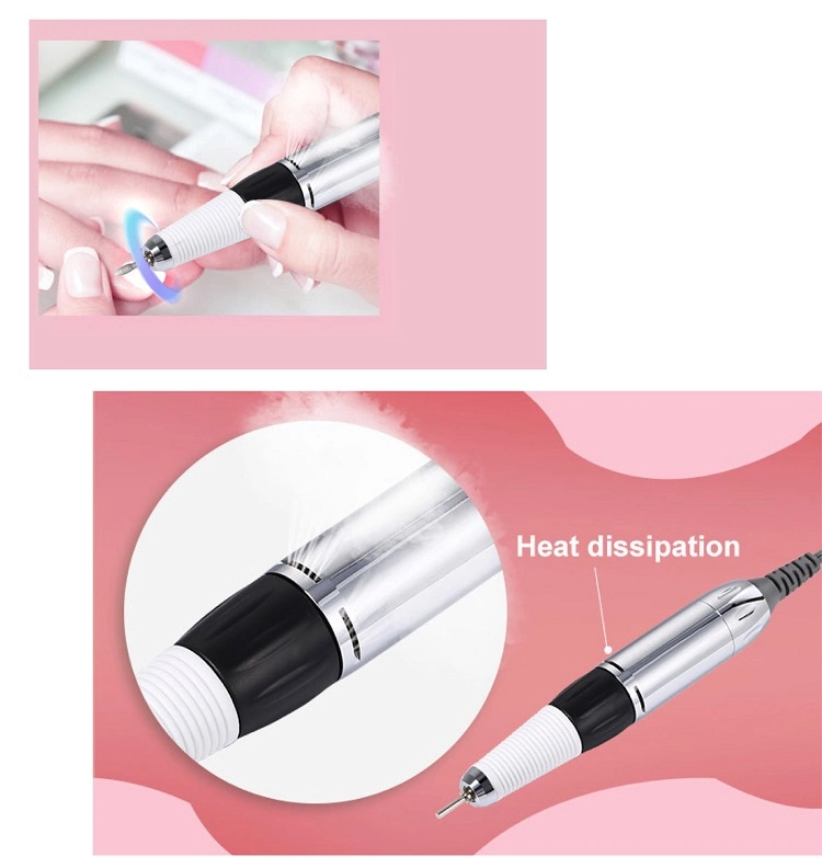 2020 Custom Logo Cordless Electric Polish Drill Nail Art Machine 35000rpm Light Weight