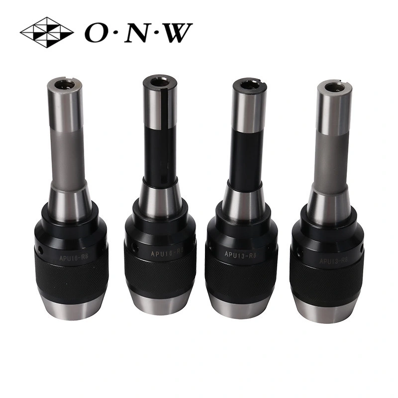 Keyless Drilling Chuck Holder Shank Drill Chuck Arbor	R8 Shank Drill Chuck