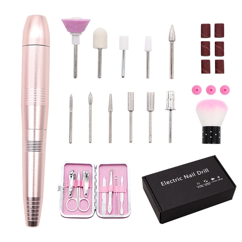 New Promotional Electric Mini Portable Nail Polisher Set Nail File FF7146