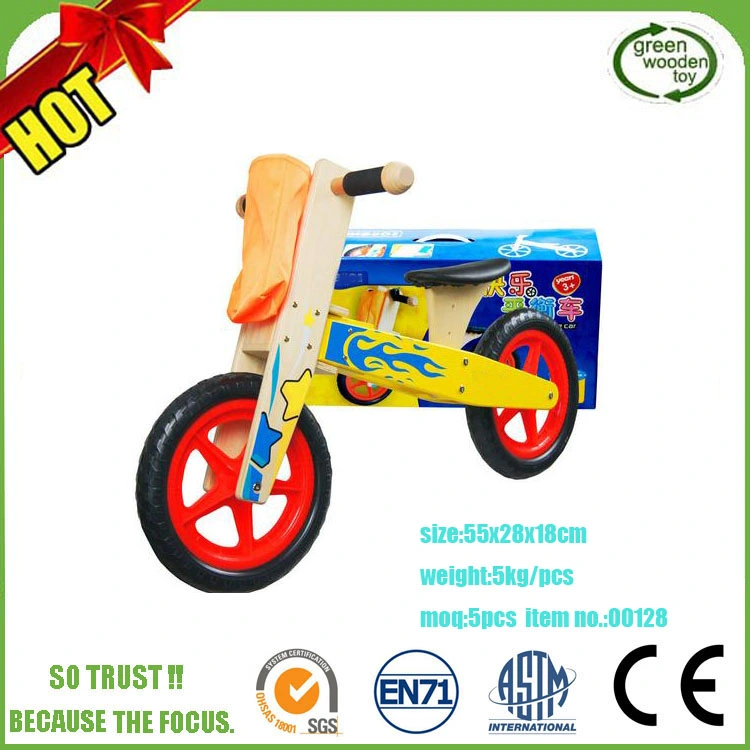 Wooden Kids Bike & Wooden Bike & Baby Wooden Balance Bike
