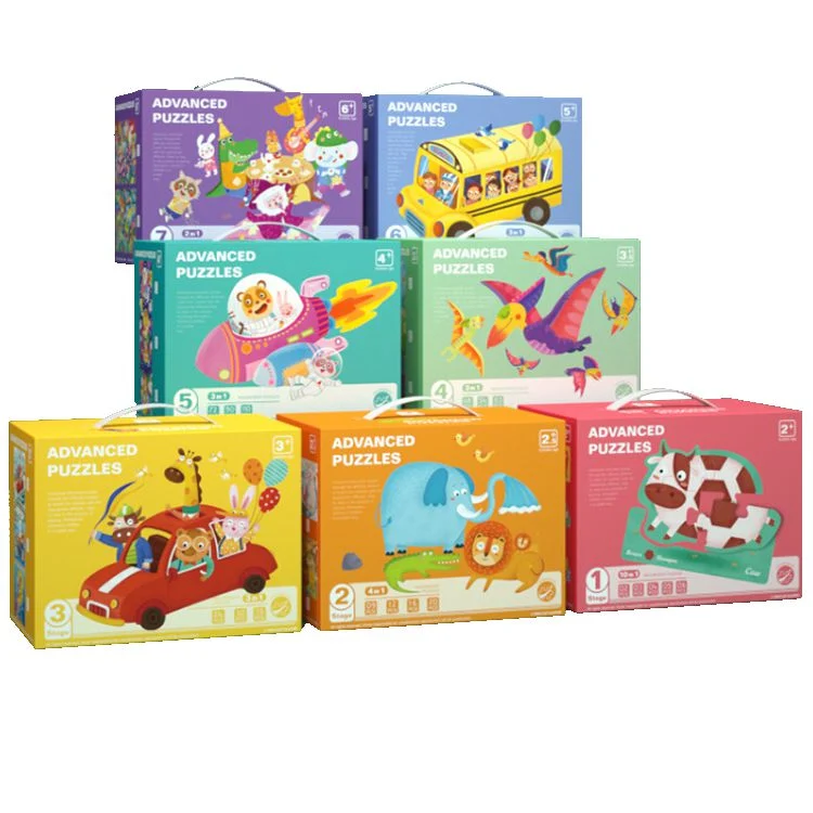 Early Education Wooden Puzzle Toys for Gift Wooden ABC Puzzle Wooden Fruit Puzzle