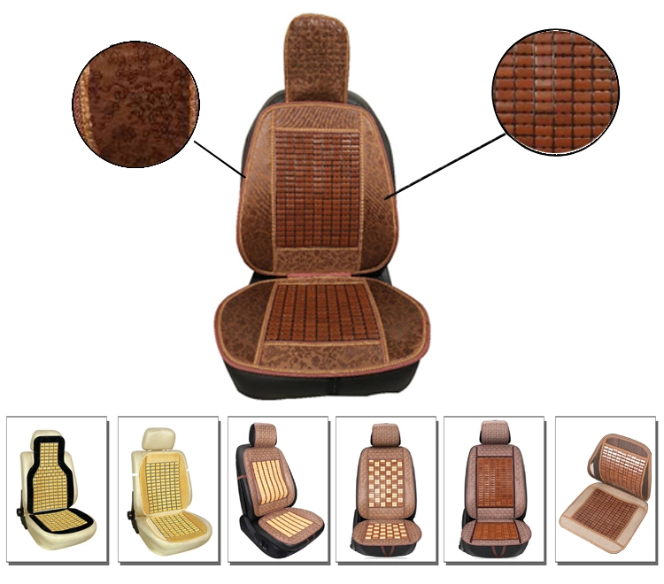 Non-Toxic Eco Interior Car Accessories Massage Wooden Beads Seat/Lumbar/Cushioning/Chair/Cushion Cover