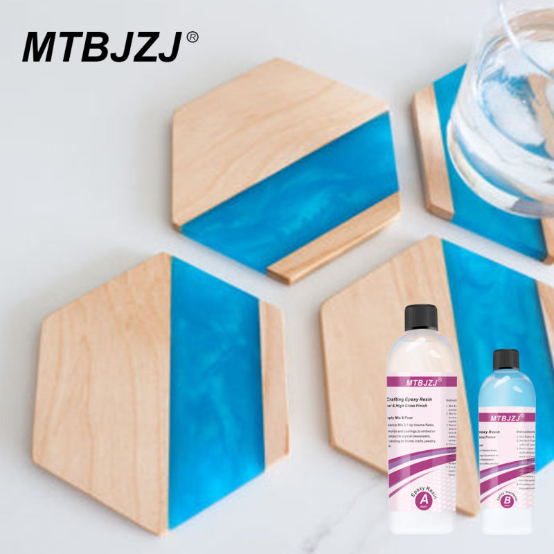 Factory Sale Resin Epoxy Set for DIY Wood Coaster Making