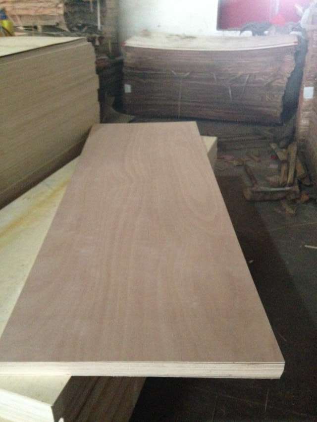 Factory-Okoume Veneer Door Skin Plywood 2150X720mm/1000mmx3.6mm