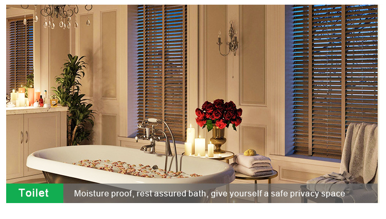 50mm Wooden Blinds Bead Curtains for Windows